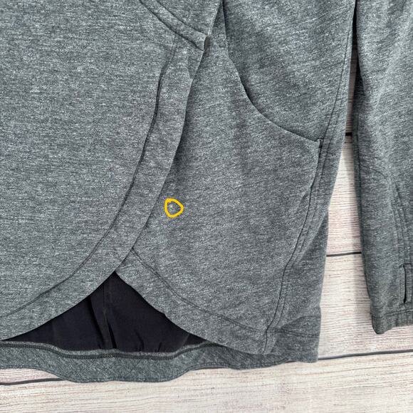 Lululemon That's a Wrap Sweater Womens 4 Heathered Gray Athleisure - Picture 13 of 13